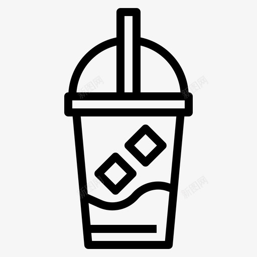 冰咖啡咖啡店冷饮图标svg_新图网 https://ixintu.com 冰咖啡 冷饮 咖啡店 咖啡店概述 拿铁