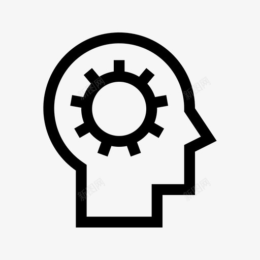 技能经验知识图标svg_新图网 https://ixintu.com 专业 偏好 基本的图标集锋利 思维定势 技能 知识 经验