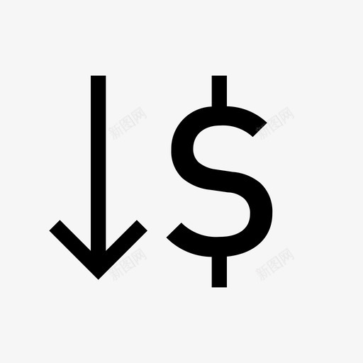 排序价格从高到低减少订购图标svg_新图网 https://ixintu.com 价格顺序 减少 基本图标设置清晰 排序价格从高到低 订购