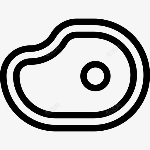 牛排食物烹饪说明图标svg_新图网 https://ixintu.com 烹饪说明 牛排 食物