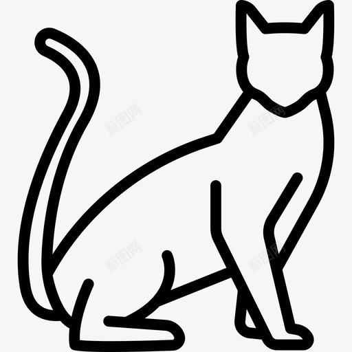 孟加拉猫动物猫繁殖体图标svg_新图网 https://ixintu.com 动物 孟加拉猫 猫繁殖体