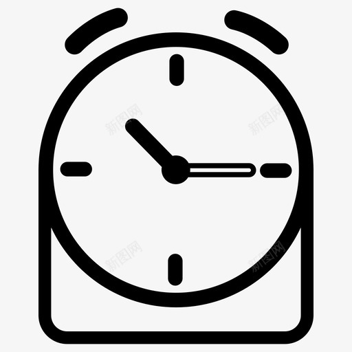 闹钟管理提醒图标svg_新图网 https://ixintu.com 提醒 时间 智能商务收集 管理 闹钟