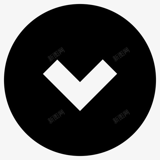 方向箭头向下箭头图标svg_新图网 https://ixintu.com 向下箭头 方向 箭头 箭头方向上传下载上下左右返回 箭头符号