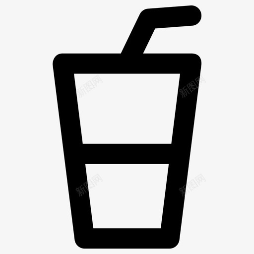 纸杯酒店元素粗体圆形图标svg_新图网 https://ixintu.com 粗体圆形 纸杯 酒店元素