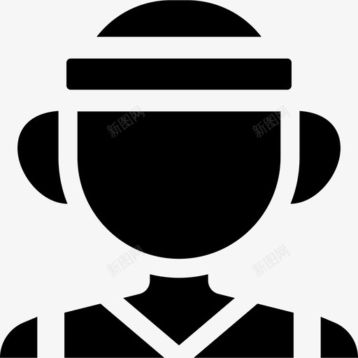 球员实心篮球元素填充图标svg_新图网 https://ixintu.com 填充 实心篮球元素 球员