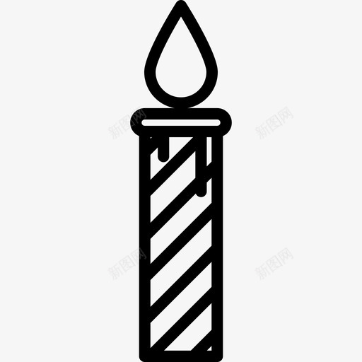 蜡烛生日派对6直系图标svg_新图网 https://ixintu.com 生日派对6 直系 蜡烛