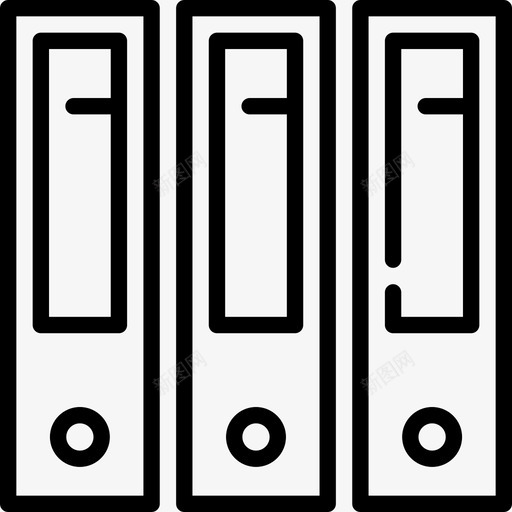 档案文具2线性图标svg_新图网 https://ixintu.com 文具2 档案 线性
