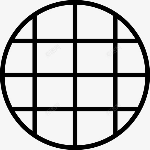 球形形状线形图标svg_新图网 https://ixintu.com 形状 球形 线形