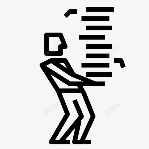 业务员工努力图标svg_新图网 https://ixintu.com 业务 业务03大纲 努力 勤奋 员工 生活方式