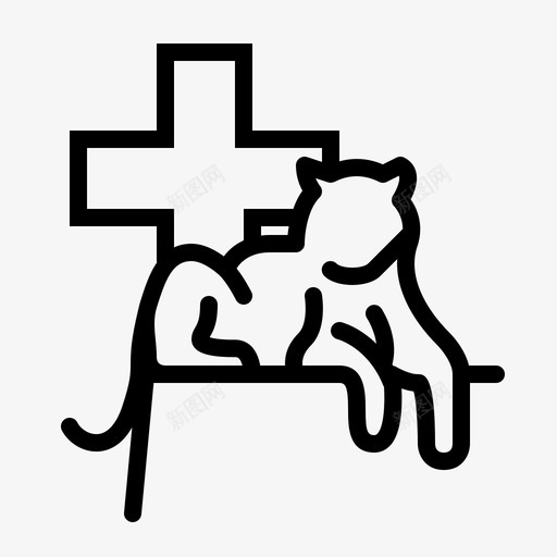 照顾老虎动物治愈图标svg_新图网 https://ixintu.com 动物 拯救 拯救老虎 治愈 照顾老虎