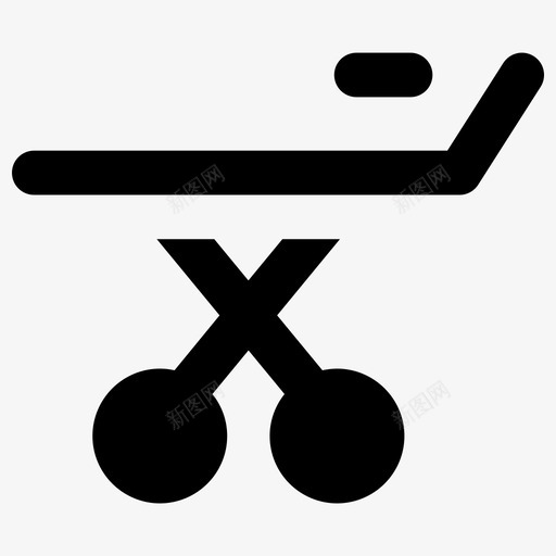 担架固体医疗元素2填充物图标svg_新图网 https://ixintu.com 固体医疗元素2 填充物 担架