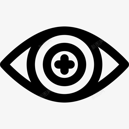 仿生隐形眼镜虚拟现实5线性图标svg_新图网 https://ixintu.com 仿生隐形眼镜 线性 虚拟现实5