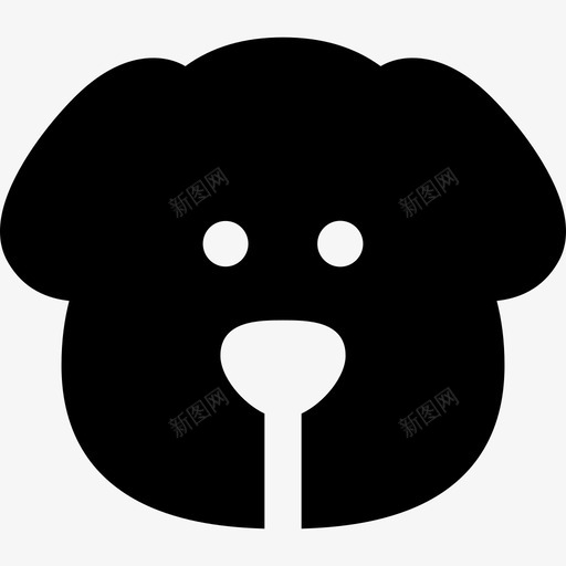 狗动物7填充图标svg_新图网 https://ixintu.com 动物7 填充 狗