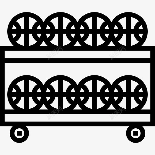 球运动5直线型图标svg_新图网 https://ixintu.com 球 直线型 运动5
