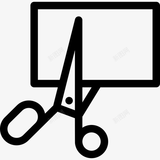 剪刀工具和器具缝纫部件图标svg_新图网 https://ixintu.com 剪刀 工具和器具 缝纫部件