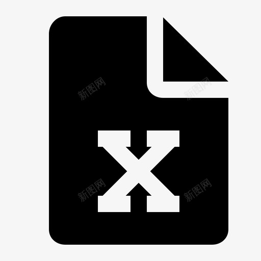 电子表格文件文档格式图标svg_新图网 https://ixintu.com 文件和文件夹实体图标集 文档 格式 电子表格文件 行