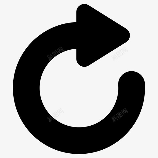 重新启动重新加载重复图标svg_新图网 https://ixintu.com 同步 箭头方向上传下载上下左右返回 重复 重新加载 重新启动 重置