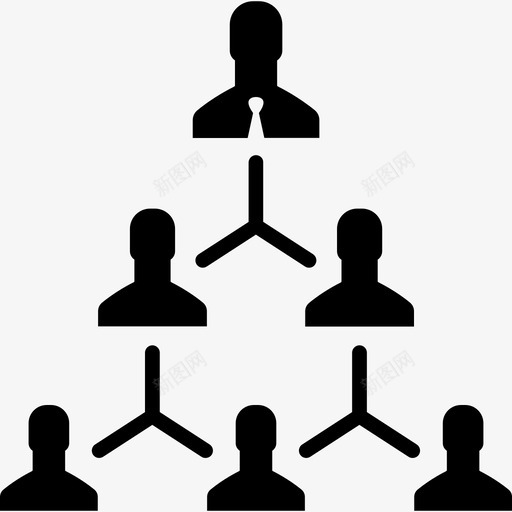 层次结构人体轮廓集合立体感图标svg_新图网 https://ixintu.com 人体轮廓集合 层次结构 立体感
