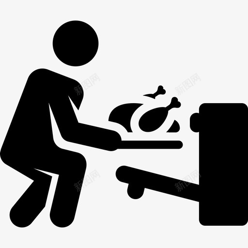 烹饪固体烹饪元素填充图标svg_新图网 https://ixintu.com 固体烹饪元素 填充 烹饪