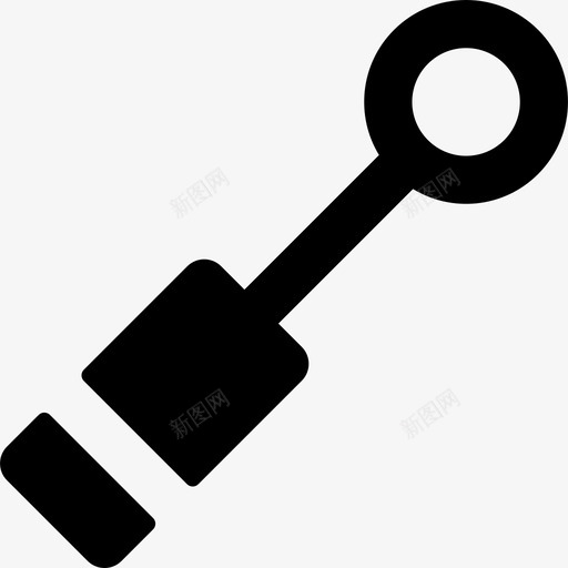 喉镜医院7号填充图标svg_新图网 https://ixintu.com 医院7号 喉镜 填充