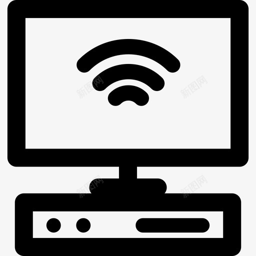 电视线性智能家居线性图标svg_新图网 https://ixintu.com 电视 线性 线性智能家居