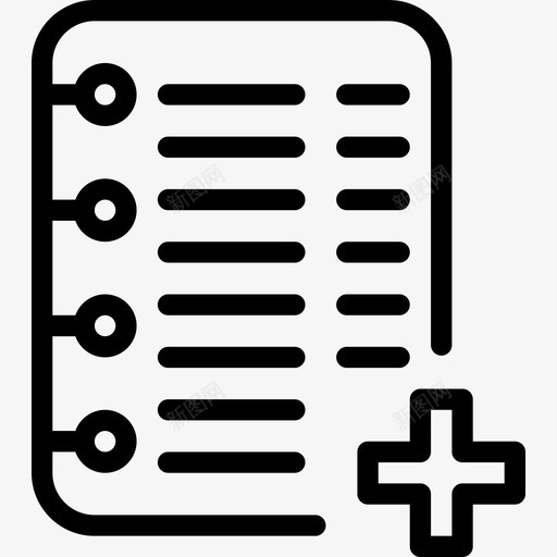 笔记本教育19直线图标svg_新图网 https://ixintu.com 教育19 直线 笔记本