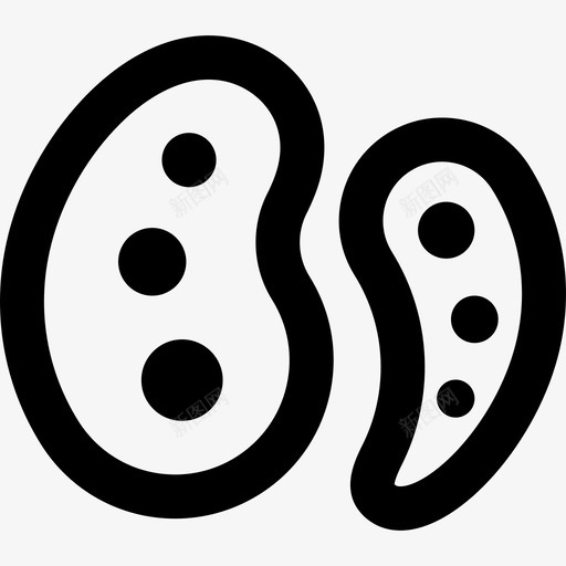 细胞病毒线状图标svg_新图网 https://ixintu.com 病毒线状 细胞