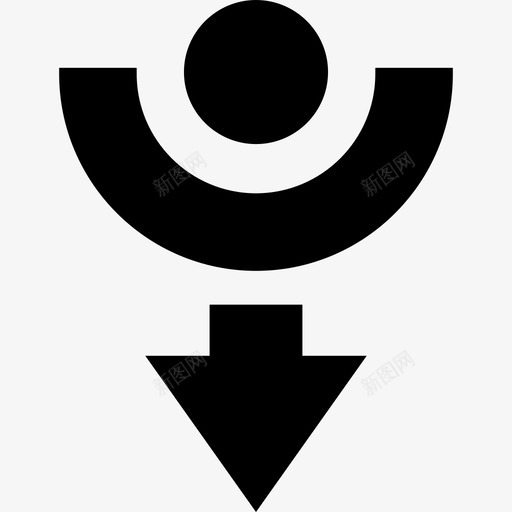 向下移动箭头触摸屏图标svg_新图网 https://ixintu.com 向下移动 箭头 触摸屏