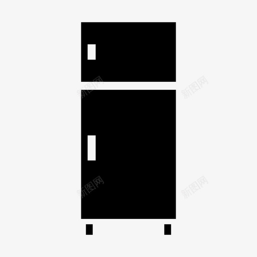 冰箱肉保险箱冷藏箱图标svg_新图网 https://ixintu.com 冰箱 冷藏箱 家具雕刻 肉保险箱