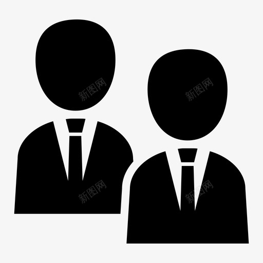 高管同事团队图标svg_新图网 https://ixintu.com 同事 团队 白领 高管