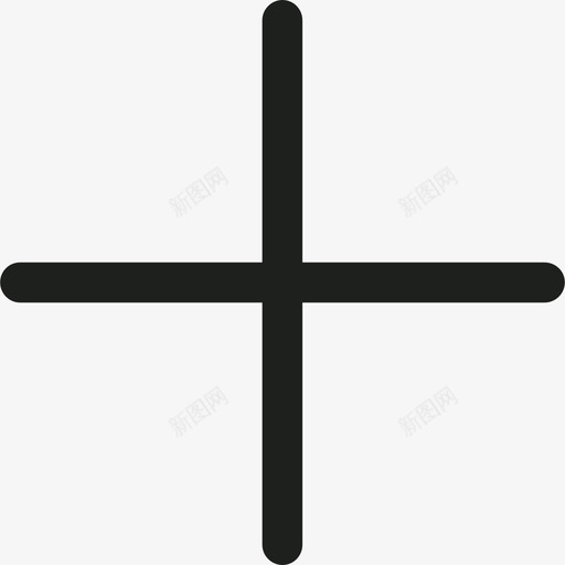 Plus符号简单图标集线性svg_新图网 https://ixintu.com Plus符号 简单图标集 线性
