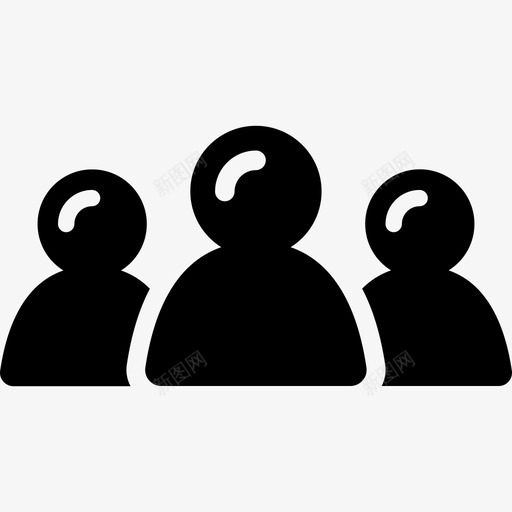 组气泡元素集合实心图标svg_新图网 https://ixintu.com 实心 气泡元素集合 组