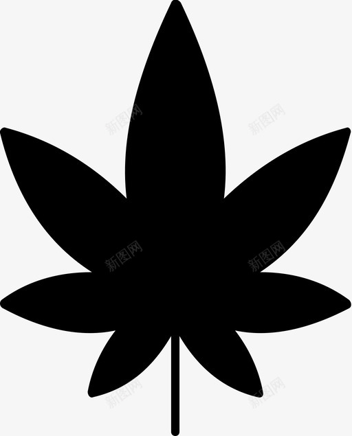 叶草本植物有机图标svg_新图网 https://ixintu.com 叶 有机 植物 草本植物