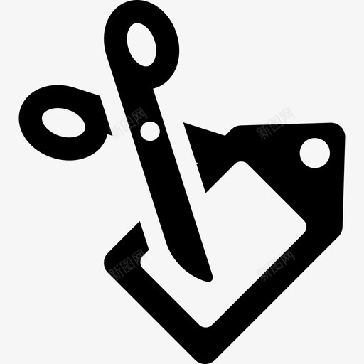 降价商业黑色星期五填充图标svg_新图网 https://ixintu.com 商业 降价 黑色星期五填充