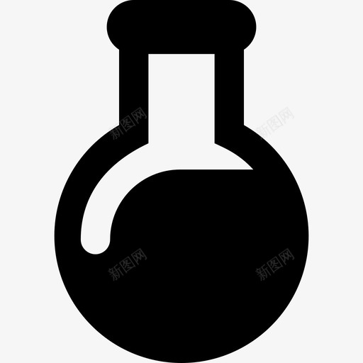 烧瓶教育化学实验室图标svg_新图网 https://ixintu.com 化学实验室 教育 烧瓶
