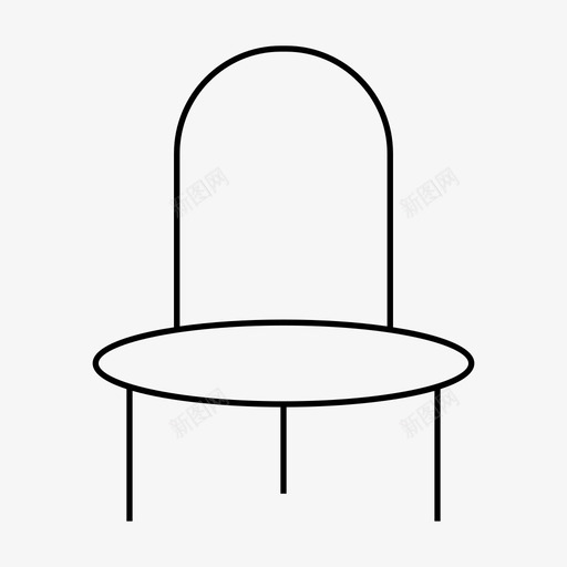 椅子家具休息图标svg_新图网 https://ixintu.com 休息 家具 家居用品 座位 椅子