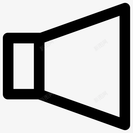 扬声器通信元件粗体圆形图标svg_新图网 https://ixintu.com 扬声器 粗体圆形 通信元件