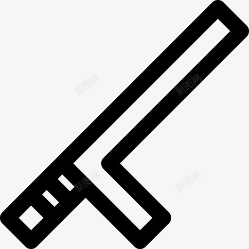 指挥棒武器线性正义元素图标svg_新图网 https://ixintu.com 指挥棒 武器 线性正义元素