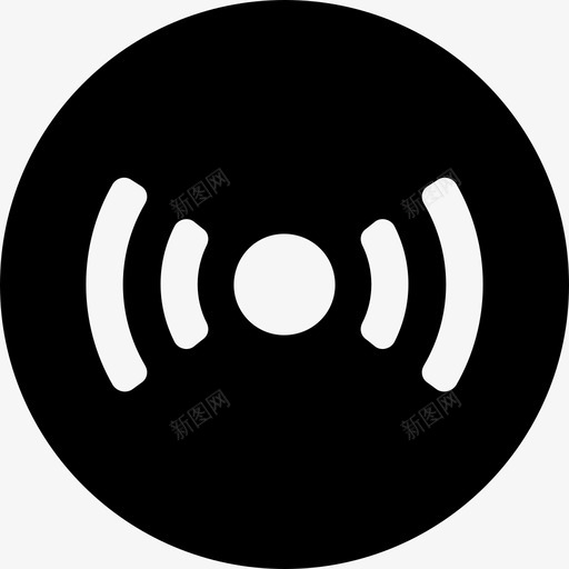 互联网宽带连接图标svg_新图网 https://ixintu.com wifi 互联网 宽带 热点 连接