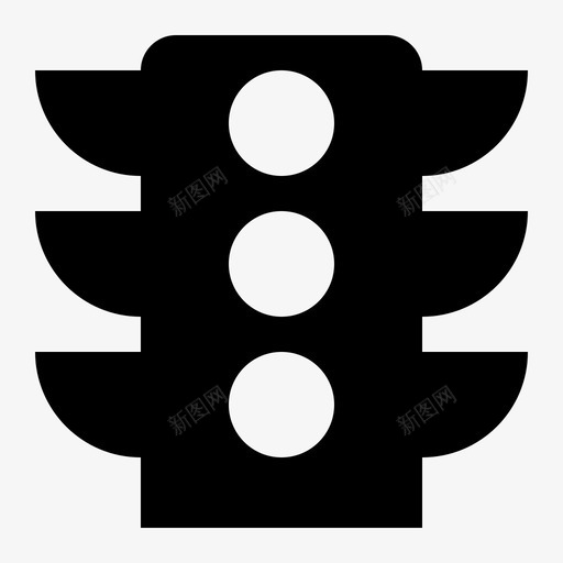 红绿灯就绪规则图标svg_新图网 https://ixintu.com 停止 就绪 红绿灯 规则 运输实心图标集