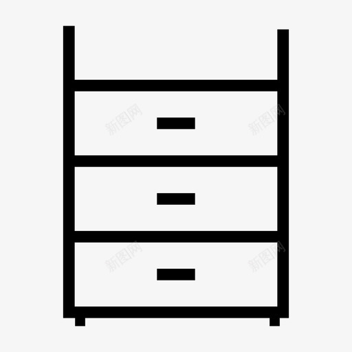 家具家用室内图标svg_新图网 https://ixintu.com 图书馆 室内 家具 家用 衣柜