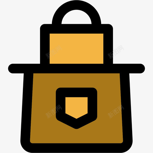 围裙彩色厨房用品线性颜色图标svg_新图网 https://ixintu.com 围裙 彩色厨房用品 线性颜色