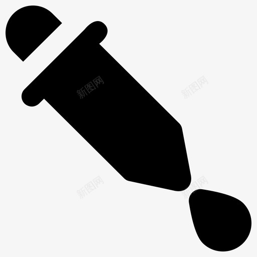注射器固体医疗元素2填充图标svg_新图网 https://ixintu.com 固体医疗元素2 填充 注射器