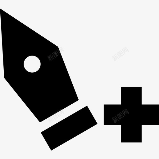 添加点箭头通用光标填充图标svg_新图网 https://ixintu.com 添加点 箭头 通用光标填充