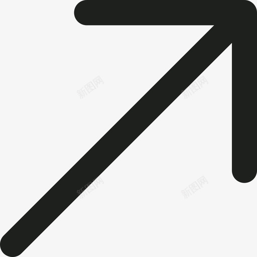对角线箭头简单图标集线性svg_新图网 https://ixintu.com 对角线箭头 简单图标集 线性