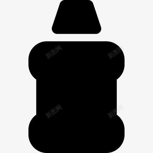 漱口水浴室填充图标svg_新图网 https://ixintu.com 浴室填充图标 漱口水
