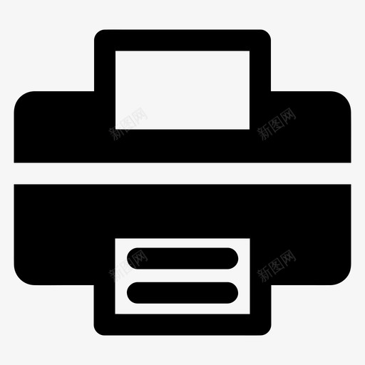 打印机设备影印图标svg_新图网 https://ixintu.com 影印 所有尺寸的基本图标 打印机 扫描 设备