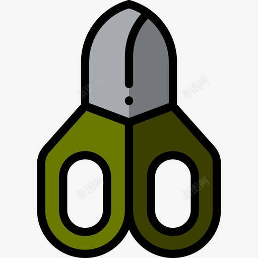 剪刀返校6线性颜色图标svg_新图网 https://ixintu.com 剪刀 线性颜色 返校6