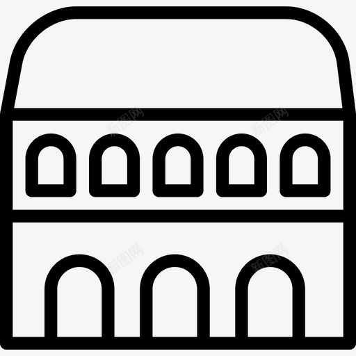 博物馆7号楼直线型图标svg_新图网 https://ixintu.com 7号楼 博物馆 直线型