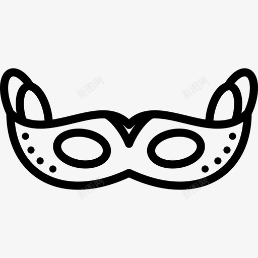 面具生日派对6直系图标svg_新图网 https://ixintu.com 生日派对6 直系 面具